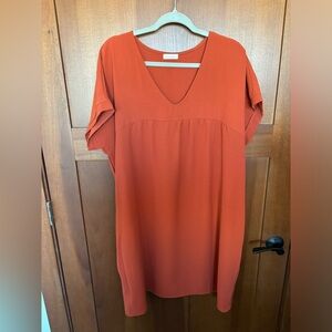 Orange Cotton Bleu Dress
